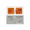 Holzstempel Motiv Ssm-143 - Double heart