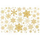 Aufglasurbild Gold - Snow Flake