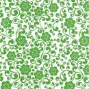 Transferbild Pattern, Vine Flower grün - ca. 22,9 x...