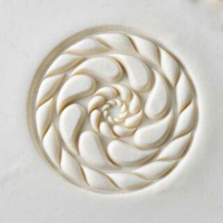 Holzstempel Motiv Scxl-040 Floral Spiral