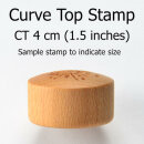 Holzstempel Curve Top - Scallop Shell